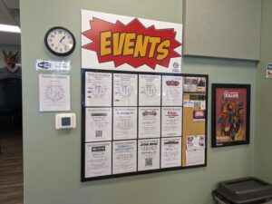 Huzzah Hobbies has a large selection of regular gaming night and special events scheduled.